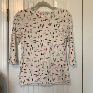 Pilcro and Letterpress 3/4 length shirt